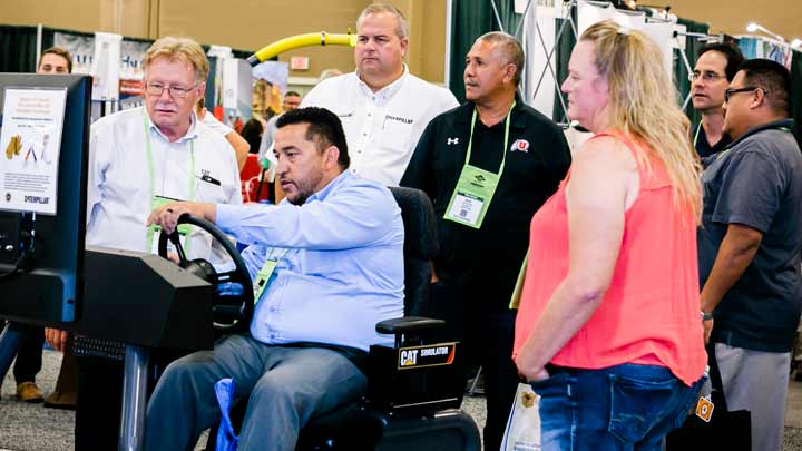 Using a driving simulator at WASTECON