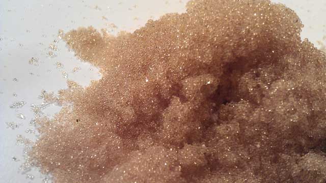 Ion exchange resin beads