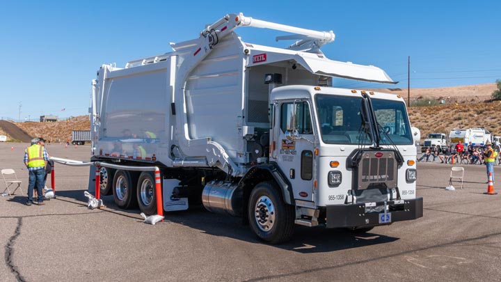 2019 International Road-E-O: Backing up truck